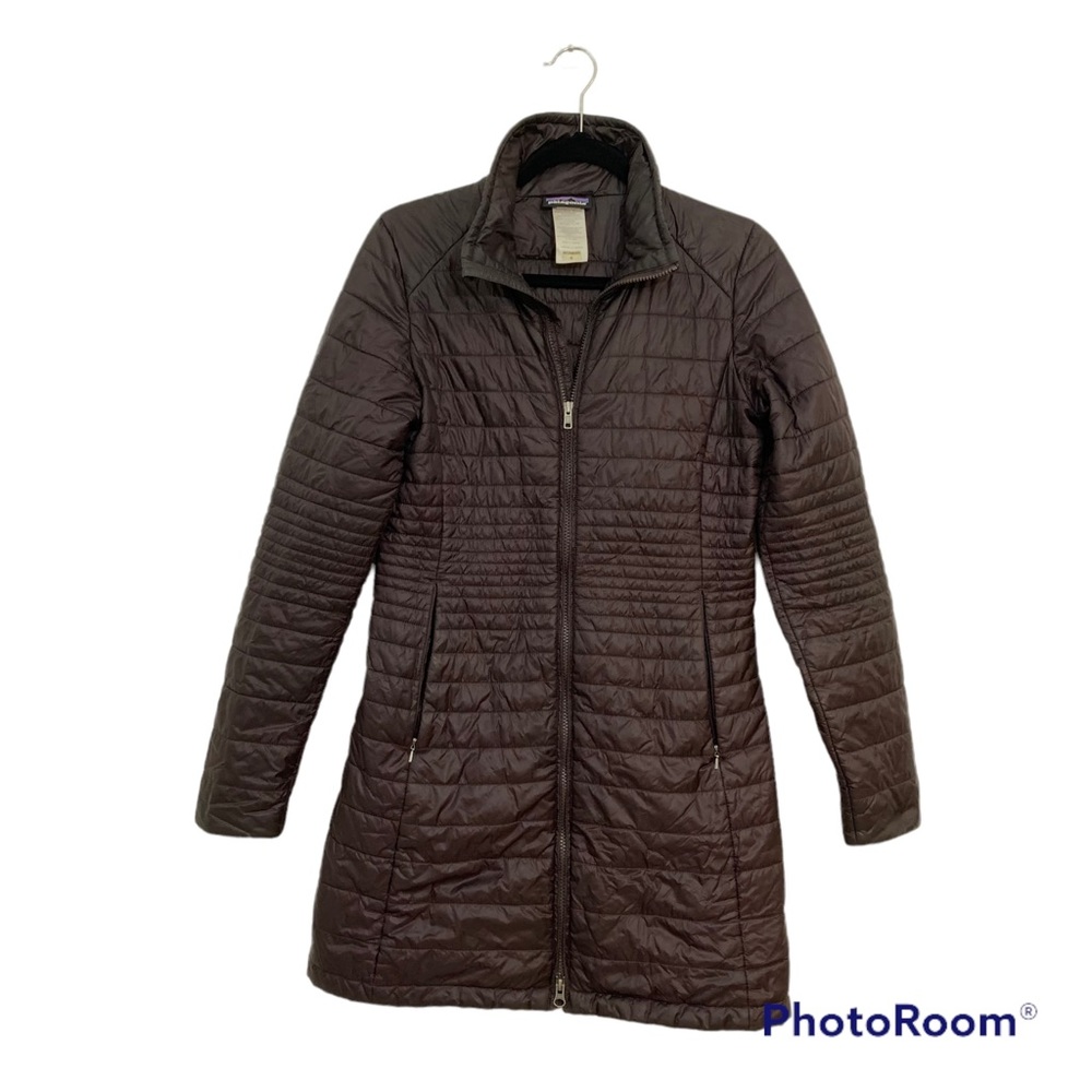 Patagonia Women’s Kai Lee Parker (Women’s Small) Black Puffy Jacket, long